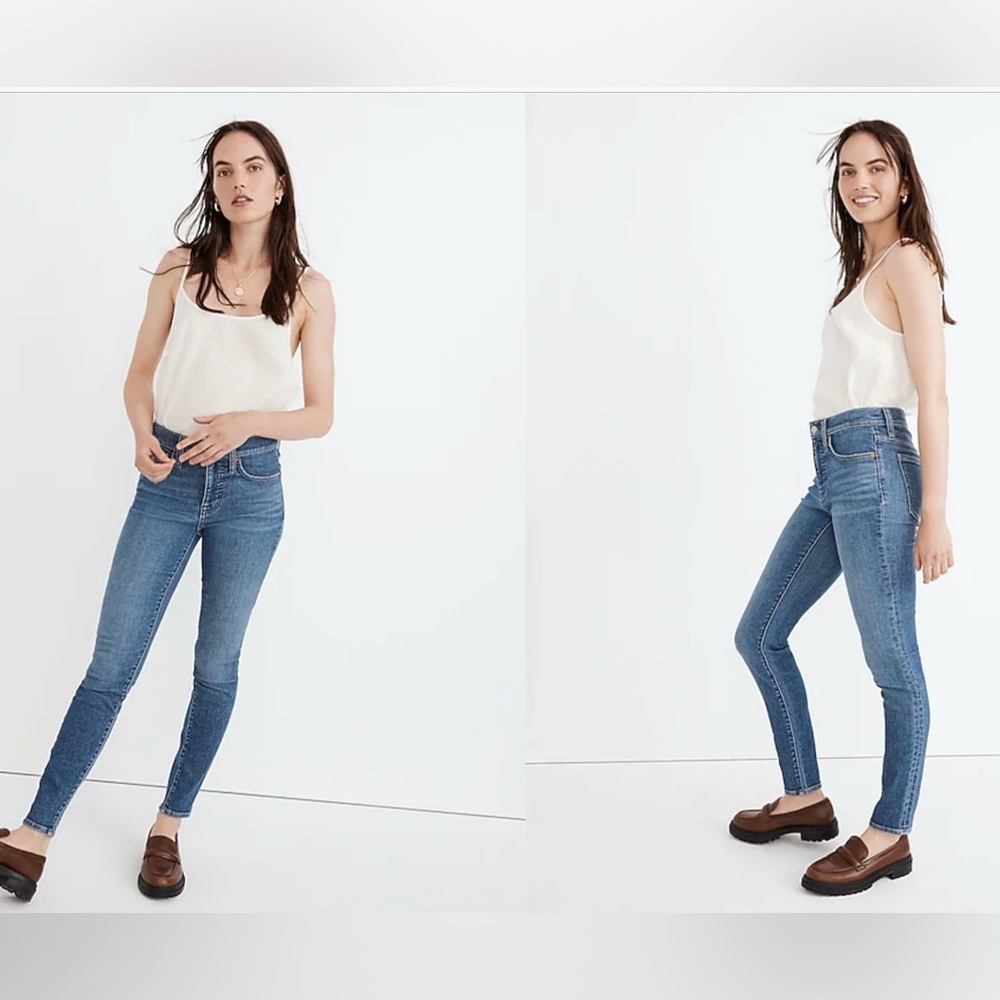 Women’s Madewell 9" Mid-Rise Skinny Jeans Size 29 Style NG234